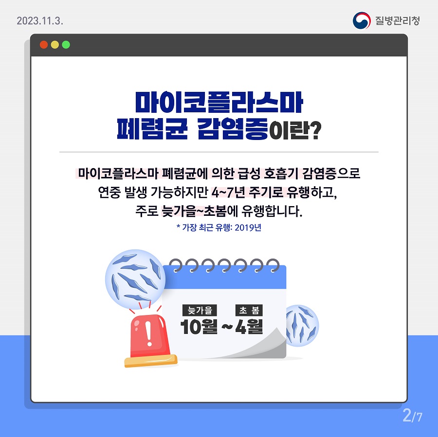 어린이 폐렴의 흔한 원인 중 하나 ‘마이코플라즈마 폐렴균’2